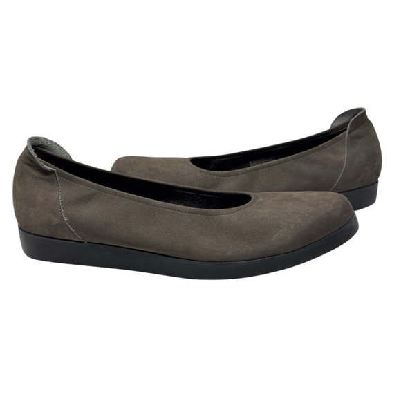 Arche Albame Brown Nubuck Leather Round Toe Size 41 - Picture 1 of 10